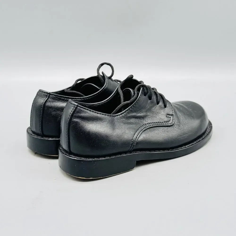 Strasburg Children Shoes Boys 9 Black Leather Oxford Lace‎ Up Dress School